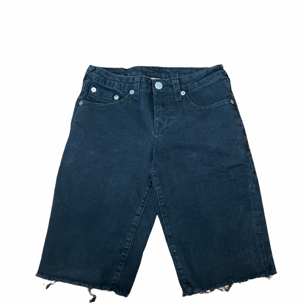 True Religion section cut-off shorts